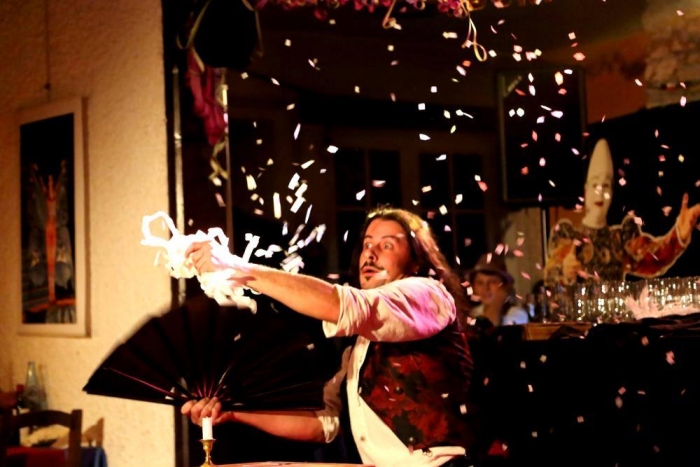sirius magicien spectacle neige